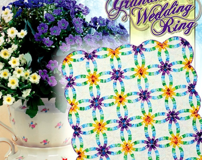 Grandma's Wedding Ring *Foundation Paper Piecing Quilt Pattern and/or Replacement Papers* By: Judy Niemeyer - Quiltworx