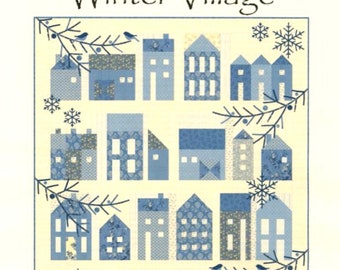 Winter Village *8-Month Block of the Month Quilt Pattern Set*   By: Edyta Sitar - Laundry Basket Quilts