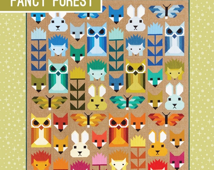 Fancy Forest *Sampler Quilt Pattern* By: Elizabeth Hartman