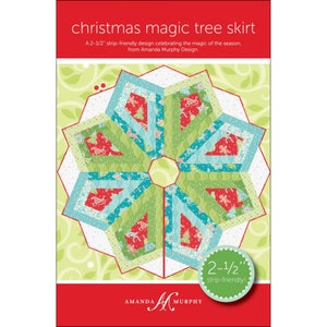 Christmas Magic  *A Jelly Roll Friendly Tree Skirt Pattern*  By: Amanda Murphy   AMD082