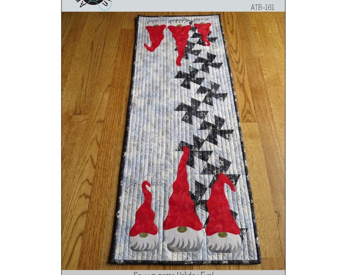 Twister Gnomes *Table Runner Pattern - Uses Lil Twister or Mini Twister Tool* From: Around The Bobbin