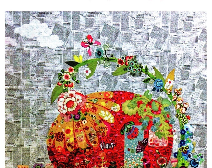Flaura... My Vintage Trailer *Collage Quilt Pattern*  By: Laura Heine - Fiberworks