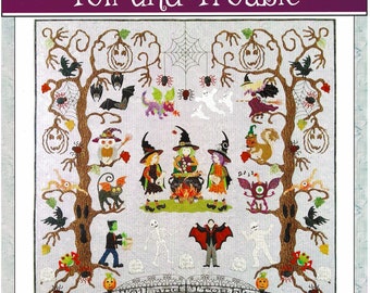 Toil and Trouble *Applique Quilt Pattern* By: Pearl P Pereira - P3 Designs