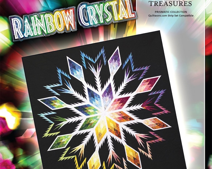 Rainbow Crystal  *Foundation Paper Piecing Quilt Pattern* By: Judy Niemeyer - Quiltworx