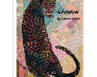 Shadow *Collage Wall Hanging Pattern*  by: Laura Heine for Fiberworks
