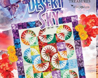 DESERT SKY *Foundation Paper Piecing Quilting Pattern* By: Judy Niemeyer of Quiltworx JNQ 69P