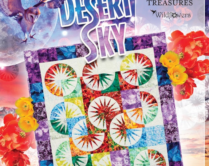 DESERT SKY *Foundation Paper Piecing Quilting Pattern* By: Judy Niemeyer of Quiltworx JNQ 69P