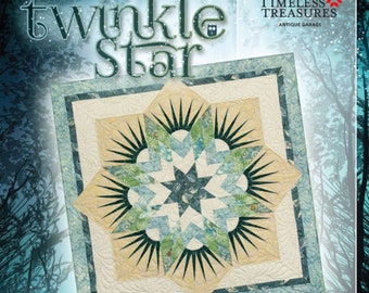 TWINKLE STAR Wall Hanging *Foundation Paper Piecing Quilting Pattern* By:  Judy Niemeyer of Timeless Treasures JNQ00232P1