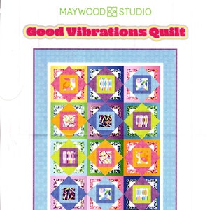 Good Vibrations Quilt *quilt Kit* By: Maywood Studio KIT-MASGOV - Etsy