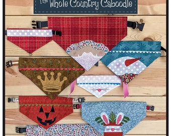 Doggy Bandana Collar Covers *Collar Cover Pattern* From: The Whole Country Caboodle #402