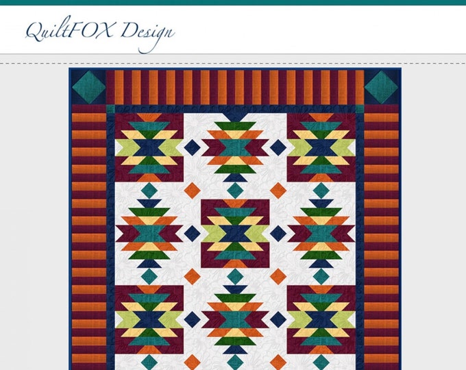 Southwest Inspiration *Quilt Pattern* by: Judit Hajdu for Quilt Fox Design - QFOX-022
