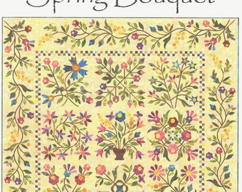 Spring Bouquet *Appliqué Quilt Pattern* By: Edyta Sitar - Laundry Basket Quilts