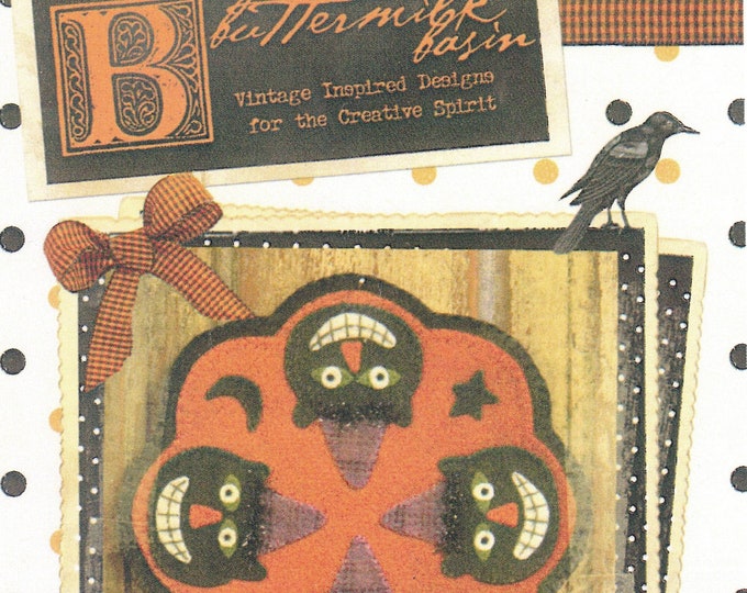 Spooky Cat *Candle  Mat Pattern*  - By: Buttermilk Basin