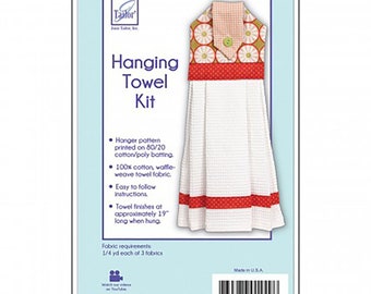 Hanging Towel Kit *Pattern Preprinted - 100% Cotton Towel Kit*  By: June Tailor Inc JT1449