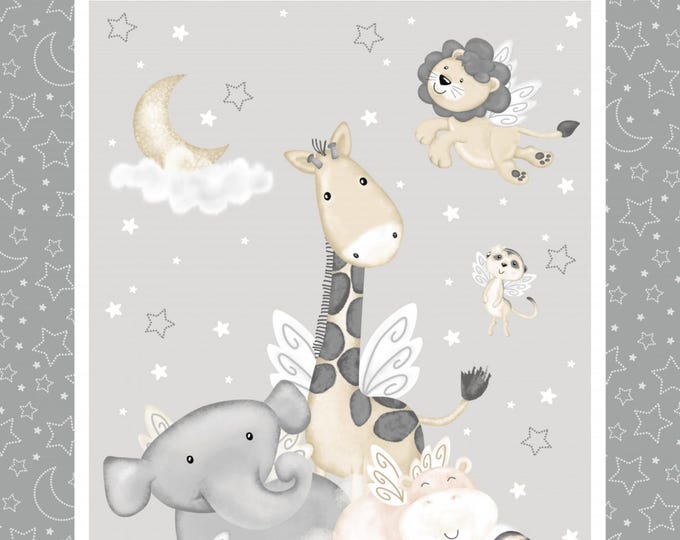 Moonlit Dreams "Minky Fabric Panel" & Goodnight Jungle "Quilt Pattern" By: Victoria Hutto - Studio E Fabrics and Pine Tree Country Quilts