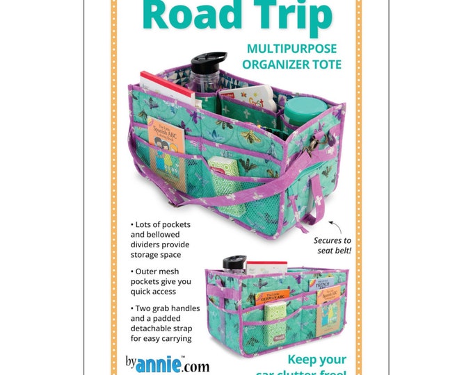 Road Trip *Multipurpose Organizer Pattern* Pattern By Annie PBA254