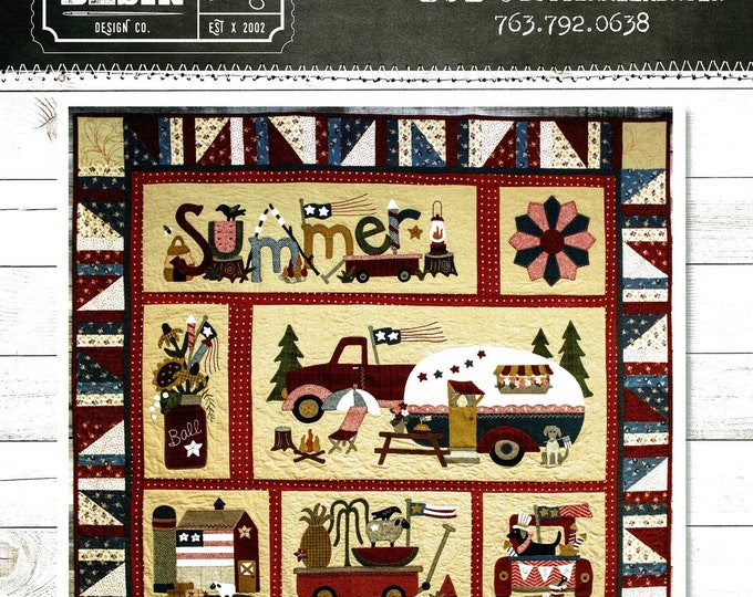 Sweet Olde Summertime *Appliqué Quilt Pattern* *6 Month BOM Pattern* By: Stacy West - Buttermilk Basin BMB1639