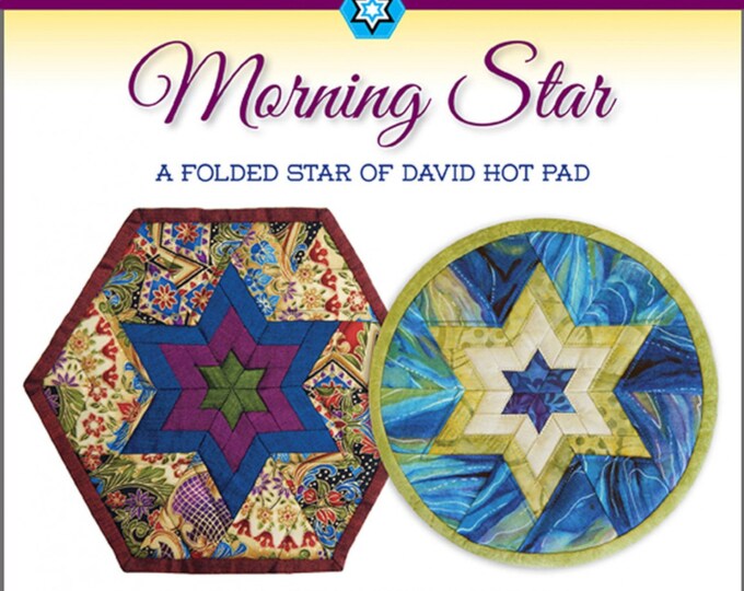 Morning Star Hot Pad *Folded Star of David Hot Pad - Sewing Pattern* From: PlumEasy Patterns