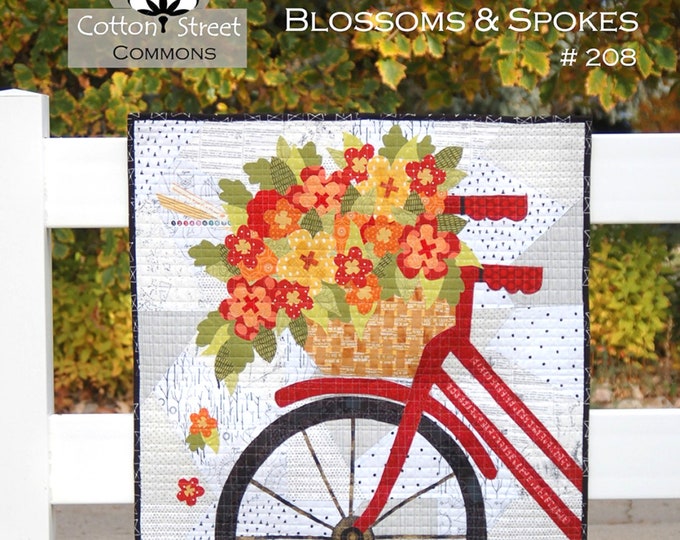 Blossoms & Spokes *Wall Hanging Pattern* From: Cotton Street Commons