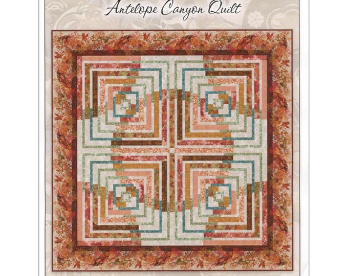 Oriental Gardens an Antelope Canyon Quilt  *Pieced Quilt Pattern*    By: Laurie Shifrin LSDOGAC