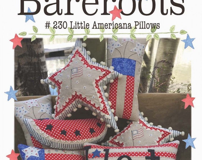 Little Americana Pillows a *Pillow Pattern*  By: Bareroots #230