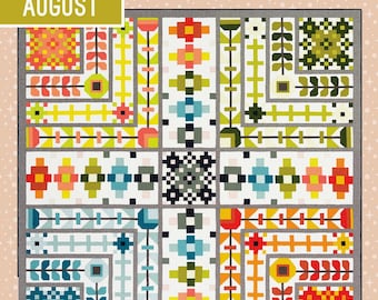 August *Sampler Quilt Pattern* By: Elizabeth Hartman EH-047
