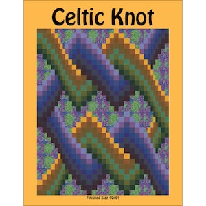 CELTIC KNOT Bargello *Quilt Pattern* By: Ruth Ann Berry From Quilters Clinic  #QUC194