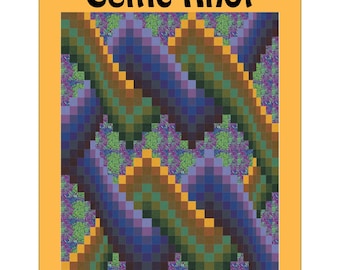 CELTIC KNOT Bargello *Quilt Pattern* By: Ruth Ann Berry From Quilters Clinic  #QUC194