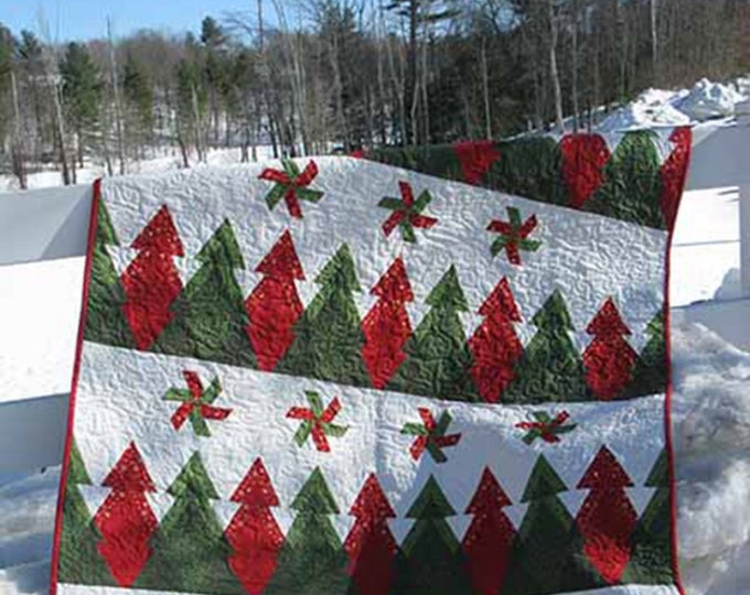Pine Ridge Throw * Quilt Pattern * By: Kristine Poor For Poor House Designs