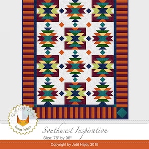 Southwest Inspiration *Quilt Pattern* by: Judit Hajdu for Quilt Fox Design - QFOX-022