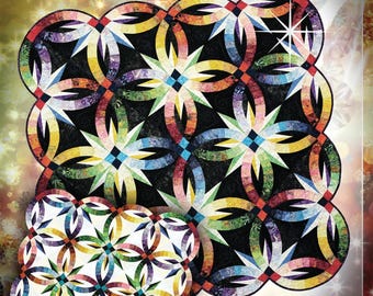 Gemstone Wedding Star *Foundation Paper Piecing Quilt Pattern* By: Judy Niemeyer - Quiltworx JNQ172P