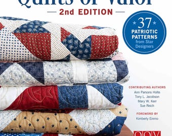 All Star - Quilts of Valor 2nd Edition *Softcover Book* From: Quilts of Valor Foundation for Schiffer Publishing