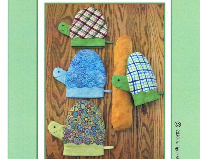Myrtle The Turtle   *Oven Mitts Pattern* By: Suzanne Shore For Susie C. Shore Designs   ST-2015