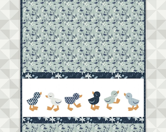 Duckling *Pieced and Applique Quilt Pattern* From: Meags & Me #115