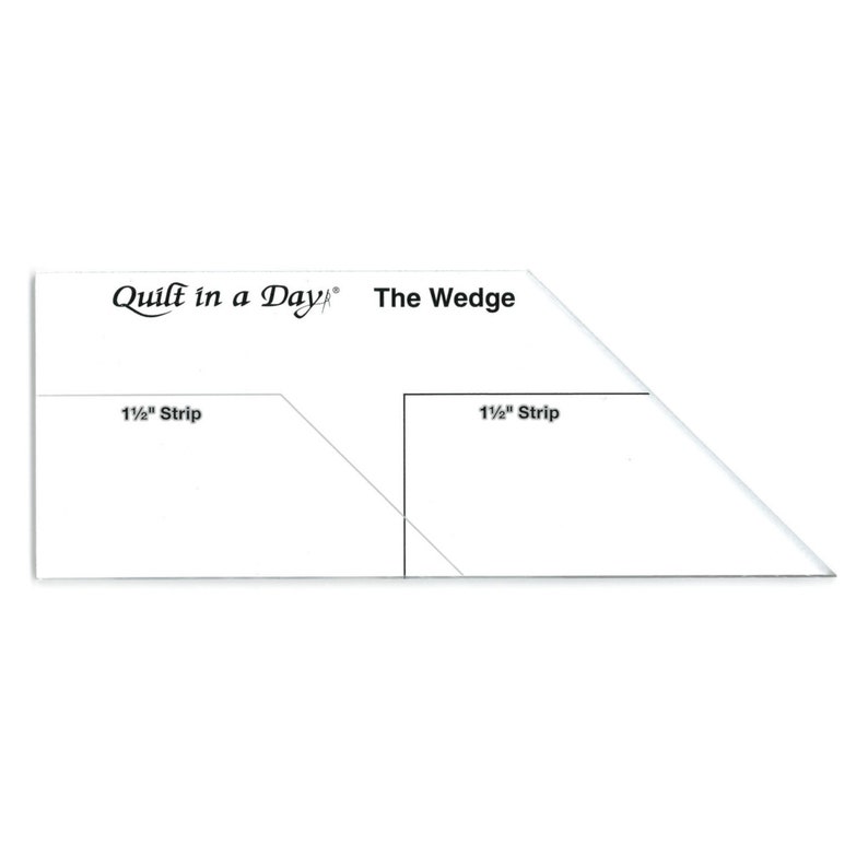 Weavers Ruler The Wedge Quilting Ruler by Eleanor Burns of Quilt in a Day - Etsy