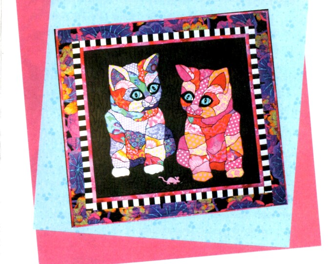 Sisters - Kittens *Applique Quilt Pattern* From: bj Designs & Patterns  bjsi-117