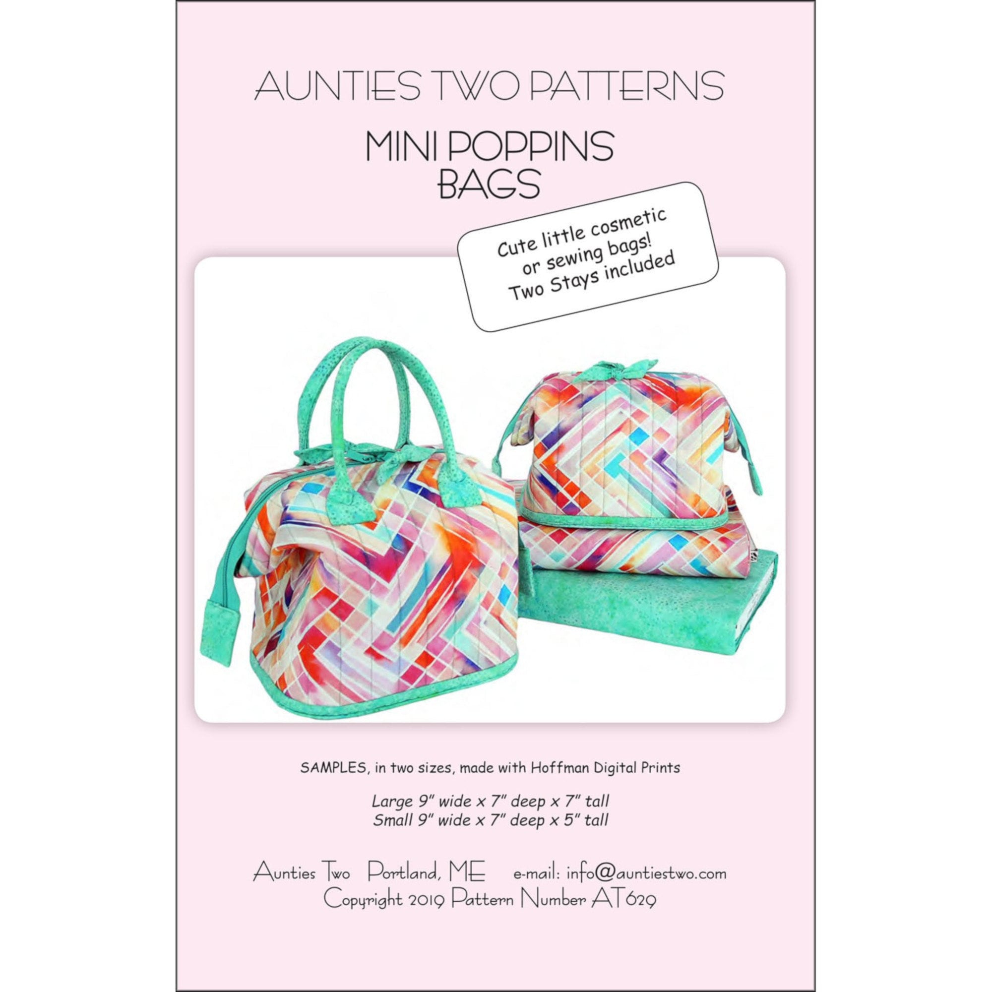 Bag Making  Kits  Poppins Bag Stays by Aunties Two