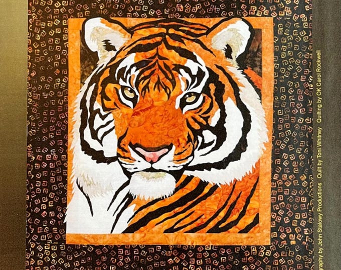 Amur the Tiger *Wall Hanging Quilt Pattern* By: Toni Whitney for Big Fork Cotton Company A09TW