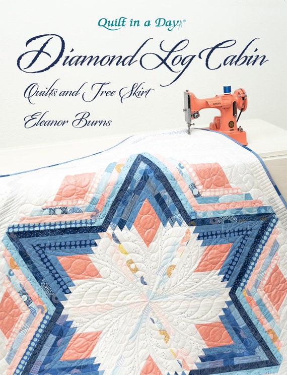 Diamond Log Cabin Quilts and Tree Skirt Pattern Book By Etsy