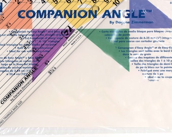 Companion Angle Triangle Ruler 1" - 5 1/2"  By: EZ Quilting - Darlene Zimmerman