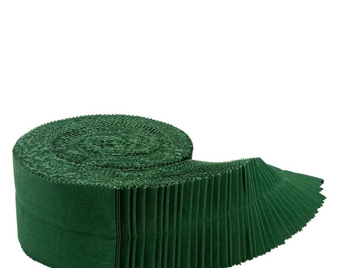 Christmas Green Confetti Cotton  *2 1/2" Jelly Roll* 40 - Strips From: Riley Blake RP-120-Christmas-40