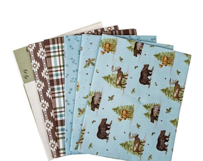 Let's Get Lost in the Woods *1-Yard Bundle* 6 Piece  By: Riley Blake Designs 1YD-15120V-6