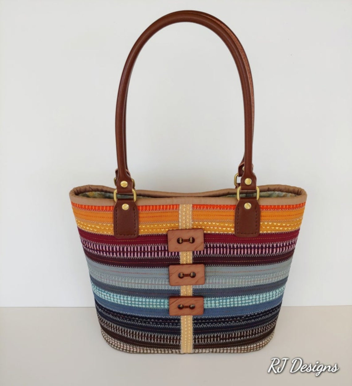 JELLY ROLL Handbag My perfect Purse Pattern By RJ Designs Etsy