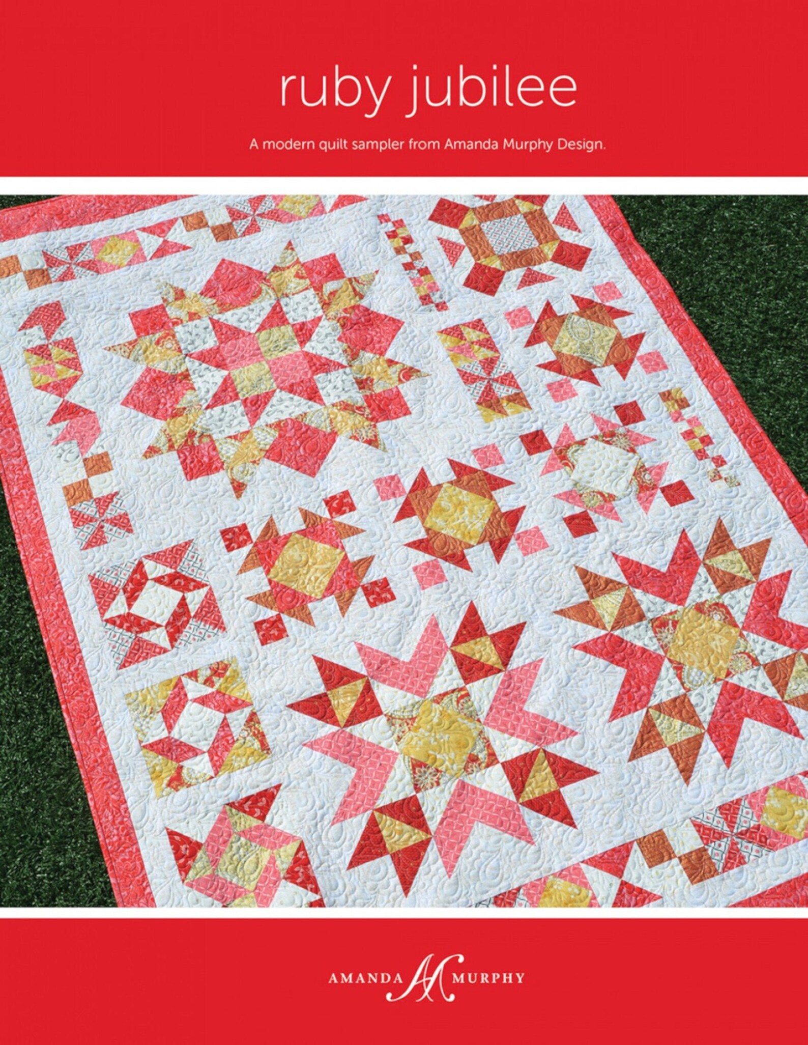 RUBY JUBILEE Quilt Pattern By Amanda Murphy Etsy