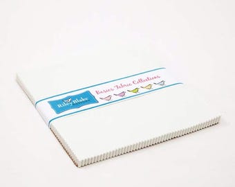 Off-White Basics Fabric Collection *Layer Cake (10x10) 42 Pieces* By: Riley Blake 10-120OFFWHITE-42