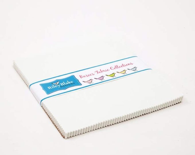Off-White Basics Fabric Collection *Layer Cake (10x10) 42 Pieces* By: Riley Blake 10-120OFFWHITE-42
