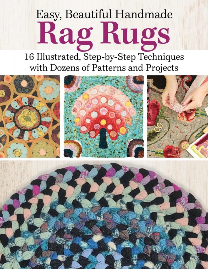 Books On Rag Rugs Easy, Beautiful Handmade Rag Rugs *book* By: Deana David for Landauer ...
