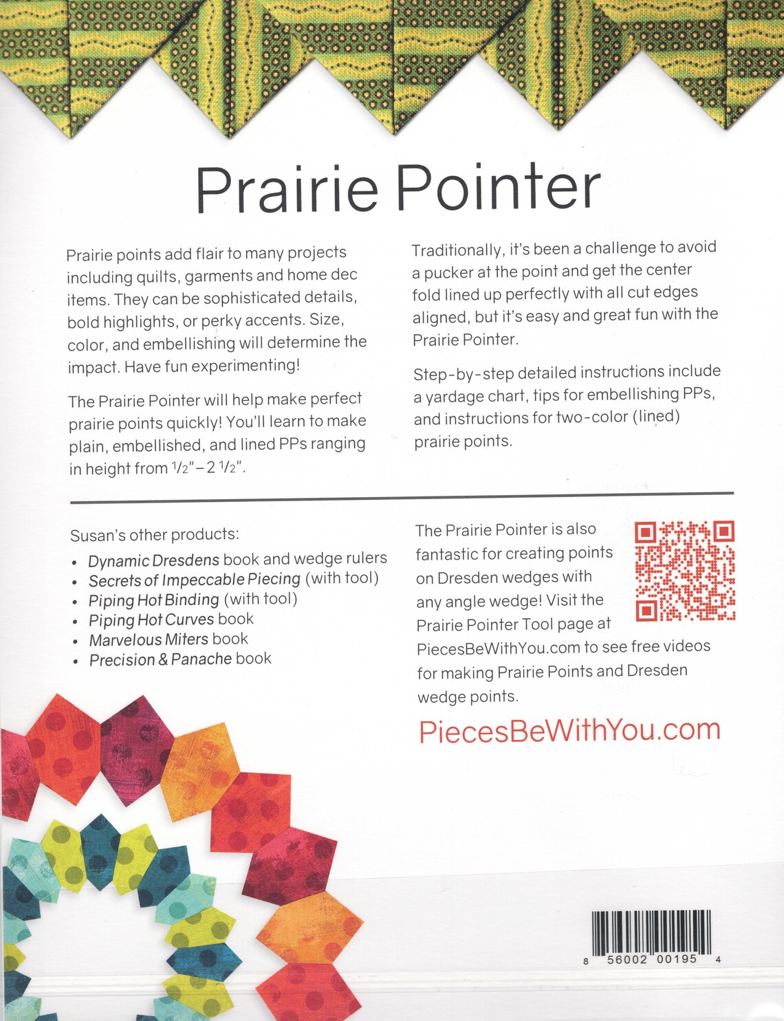 Prairie Pointer *quilt Pressing Tool* By: Susan Cleveland - Etsy