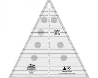 Triangle Squared Ruler *Acrylic* By: Karen Montgomery - Creative Grids  #CGRTMT2