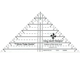 The Strip Tube JUNIOR  Ruler - PREFECT TRIANGLES - Cozy Quilt Designs